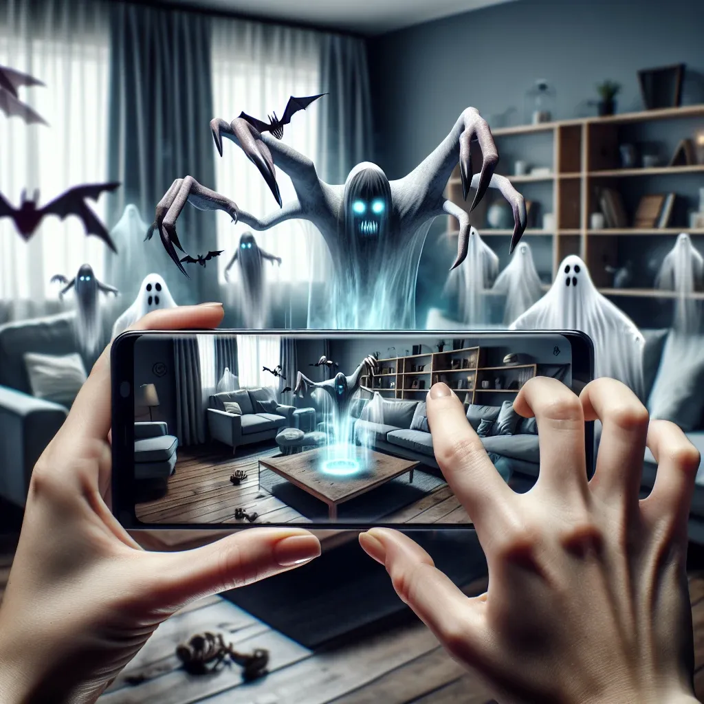 "Warner Bros. launches immersive AR companion experience for new horror franchise, showcasing interactive features and eerie visuals."